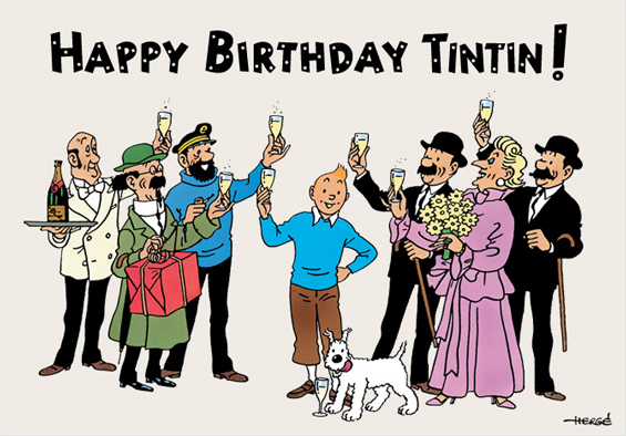 Joyeux Anniversaire Tintin !